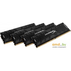 Оперативная память HyperX Predator 4x16GB DDR4 PC4-19200 HX424C12PB3K4/64