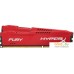 Оперативная память HyperX Fury Red 2x8GB KIT DDR3 PC3-12800 HX316C10FRK2/16. Фото №2