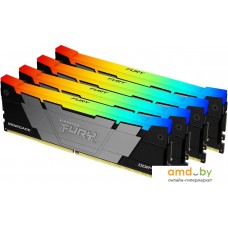 Оперативная память Kingston FURY Renegade RGB 4x8ГБ DDR4 3200 МГц KF432C16RB2AK4/32