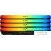 Оперативная память Kingston FURY Beast RGB 4x8ГБ DDR4 3600 МГц KF436C17BB2AK4/32. Фото №2