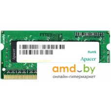 Оперативная память Apacer 8GB DDR3 SO-DIMM PC3-12800 [AS08GFA60CATBGJ]