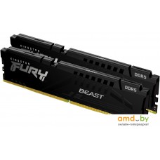 Оперативная память Kingston FURY Beast 2x8ГБ DDR5 6000 МГц KF560C30BBK2-16