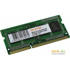 Оперативная память QUMO 4ГБ DDR3 SODIMM 1333 МГц QUM3S-4G1333K9R/C9