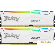 Оперативная память Kingston FURY Beast RGB 2x32ГБ DDR5 5200 МГц KF552C40BWAK2-64