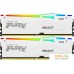 Оперативная память Kingston FURY Beast RGB 2x32ГБ DDR5 5200 МГц KF552C40BWAK2-64. Фото №1