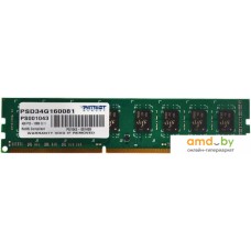 Оперативная память Patriot Signature 4GB DDR3 PC3-12800 (PSD34G160081)