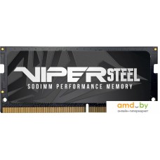 Оперативная память Patriot Viper Steel 16GB DDR4 SODIMM PC4-21300 PVS416G266C8S