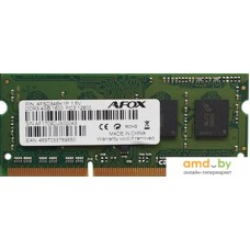 Оперативная память AFOX 4GB DDR4 SODIMM PC4-19200 AFSD34BN1P