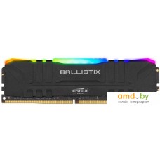 Оперативная память Crucial Ballistix RGB 8GB DDR4 PC4-28800 BL8G36C16U4BL