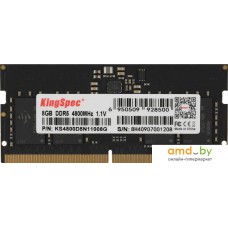 Оперативная память KingSpec 8ГБ DDR5 SODIMM 4800 МГц KS4800D5N11008G