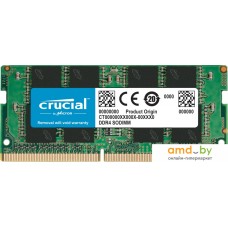 Оперативная память Crucial 16GB DDR4 SODIMM PC4-21300 CT16G4SFRA266