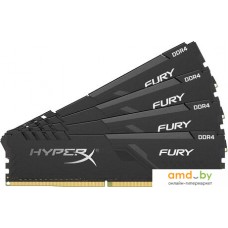 Оперативная память HyperX Fury 4x16GB DDR4 PC4-27700 HX434C17FB4K4/64