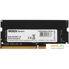 Оперативная память AMD Radeon R9 Gamer Series 8GB DDR4 SODIMM PC4-25600 R948G3206S2S-U