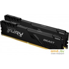 Оперативная память Kingston FURY Beast 2x16GB DDR4 PC4-25600 KF432C16BB1K2/32