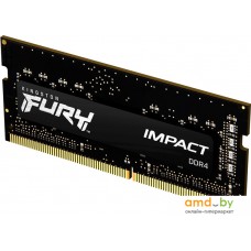 Оперативная память Kingston FURY Impact 16GB DDR4 SODIMM PC4-21300 KF426S16IB/16