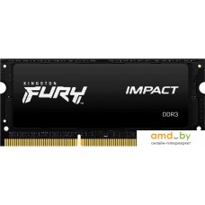 Оперативная память Kingston FURY Impact 4GB DDR3 SODIMM PC3-12800 KF316LS9IB/4