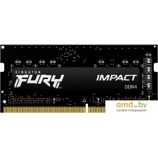 Оперативная память Kingston FURY Impact 8GB DDR4 SODIMM PC4-25600 KF432S20IB/8