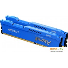 Оперативная память Kingston FURY Beast 2x4GB DDR3 PC3-12800 KF316C10BK2/8