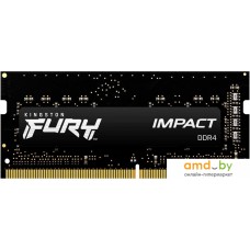 Оперативная память Kingston FURY Impact 16GB DDR4 SODIMM PC4-23400 KF429S17IB/16