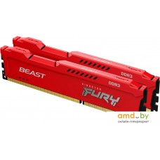 Оперативная память Kingston FURY Beast 2x8GB DDR3 PC3-12800 KF316C10BRK2/16