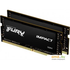 Оперативная память Kingston FURY Impact 2x16GB DDR4 SODIMM PC4-23400 KF429S17IB1K2/32