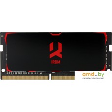 Оперативная память GOODRAM IRDM 16ГБ DDR4 SODIMM 3200МГц IR-3200S464L16A/16G