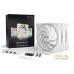 Набор вентиляторов с контроллером be quiet! Light Wings White 120mm PWM High-Speed Triple-Pack BL101. Фото №6