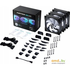 Набор вентиляторов Phanteks D30-140 D-RGB Regular Black Triple PH-F140D30_DRGB_PWM_BK01_3P