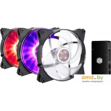 Вентилятор для корпуса Cooler Master MasterFan Pro 140 Air Pressure RGB (с контроллером)