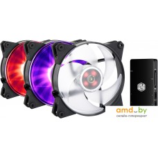 Набор вентиляторов Cooler Master MasterFan Pro 120 Air Pressure RGB MFY-P2DC-153PC-R1 (3 шт)