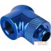 Фитинг Thermaltake Pacific G1/4 90 Degree Adapter Blue CL-W052-CU00BU-A. Фото №3