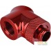 Фитинг Thermaltake Pacific G1/4 90 Degree Adapter Red CL-W052-CU00RE-A. Фото №3