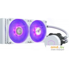 Кулер для процессора Cooler Master Masterliquid ML240L V2 RGB White Edition MLW-D24M-A18PC-RW