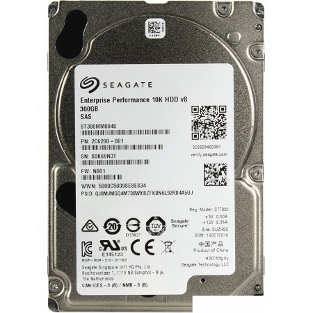 

Жесткий диск Seagate Enterprise Performance 10K v.8 300GB [ST300MM0048], Enterprise Performance 10K v.8 300GB [ST300MM0048]