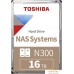 Жесткий диск Toshiba N300 16TB HDWG31GUZSVA. Фото №1