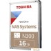 Жесткий диск Toshiba N300 16TB HDWG31GUZSVA. Фото №2