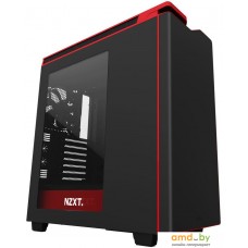 Корпус NZXT H440 Matte Black/Red 2015 [CA-H442W-M1]