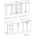 Кухня Senira Вяселка 2/1 1.8м + шкаф настенный В-083. Фото №2