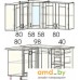 Готовая кухня Интерлиния Мила Хольц 14x14 (дуб белый). Фото №2