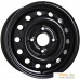 Штампованные диски Eurodisk 64A40C 15x6" 4x100мм DIA 60.1мм ET 40мм Black. Фото №1