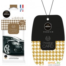 Aroma Car Ароматизатор бумажный Prestige Card Gold 92666