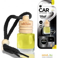 Автохимия и автокосметика для салона Aroma Car Ароматизатор жидкостный Wood Black 63118