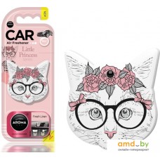 Автохимия и автокосметика для салона Aroma Car Ароматизатор полимерный Little Princess Cat Fresh Linen 83191