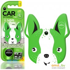 Автохимия и автокосметика для салона Aroma Car Ароматизатор полимерный Love Pets Dog Fancy Green 92566