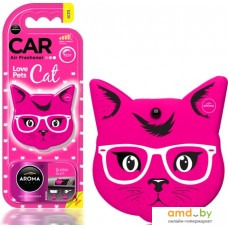 Автохимия и автокосметика для салона Aroma Car Ароматизатор полимерный Love Pets Cat Pink Blossom 92568