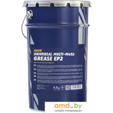 Mannol Смазка техническая EP-2 Universal Multi-MoS2 Grease 4.5 кг 54646