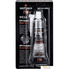 Senfineco Cиликоновый герметик RVT серый 100г 9934