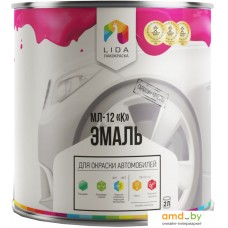 Автомобильная краска LIDA МЛ-12К светло-серый 2.4л