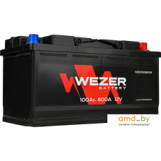 Автомобильный аккумулятор Wezer WEZ100800R (100 А·ч)