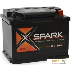 Автомобильный аккумулятор Spark 500A (EN) R+ SPA60-3-R (60 А·ч)